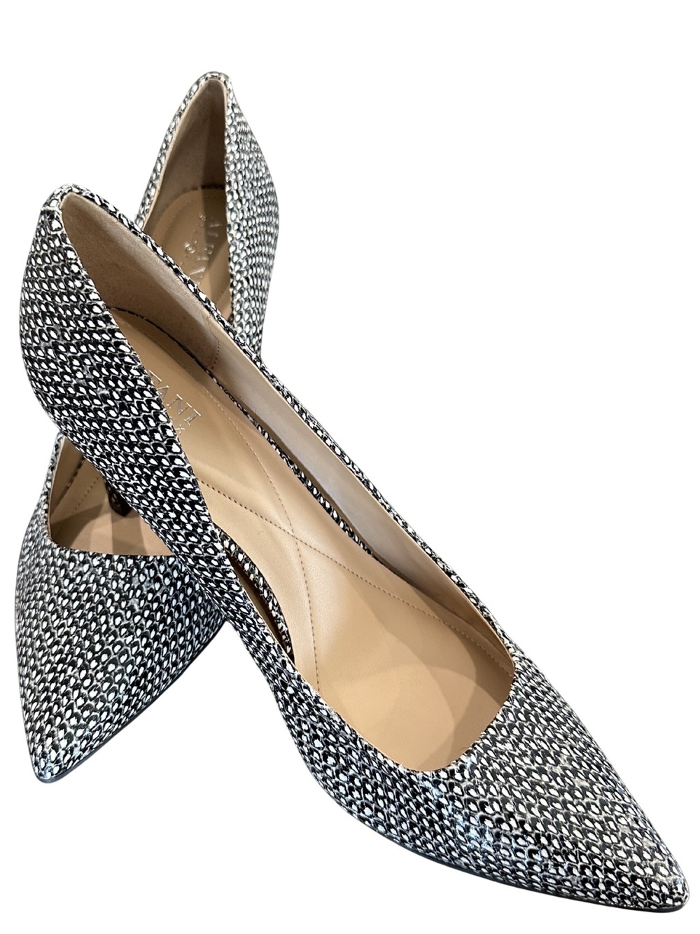 Alfani Women's Jeules Step 'N Flex 3” High Heel Snakeskin Pumps Size 11 - Picture 2 of 8